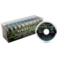 Леска Strike Pro "Strike Line" зелёно-чёрная 0,165mm 2,1 kg 100m 10шт (биколор RQ)