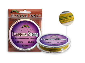 Шнур Strike Pro Dyneema Strong цветной 0.21mm 12,50 kg 120m ()