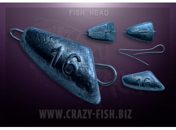 Груз-головка FISH HEAD 5г разборная(н)
