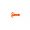 Лягушка-поппер Takedo TKS2901 7,0см. F004 оранжевый с блестками(6 шт) (TKS2901#F004)