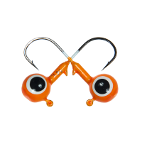 Джиг шар Strike Pro крашеный с глазами 21гр кр. №4/0 10шт оранжевый (PJH-21#ORANGE)