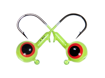 Джиг шар Strike Pro крашеный с глазами 5,5гр кр. №1/0 10шт лимонный (PJH-06#LEMON)