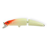 Воблер Strike Pro Minnow Jointed SM90 плавающий составной 9см 8,6гр Загл. 0,5м -1,3м Fluo (MG-008F#A116L)