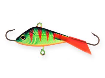 Балансир Strike Pro Shifty Shad Ice 40D  4,0см. 21,7гр. тройник обмазка с камнем, светящийся (D-IF-014B#A139FL)