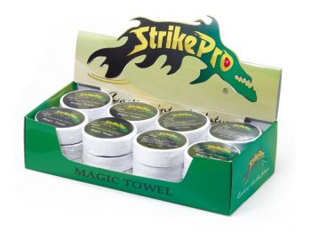 Полотенце с логотипом STRIKE PRO (зеленые и белые) ()