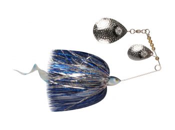 Pig Spinnerbait, 58g, Silver - Blue/ Silver/ Pearl (11-PSM-01)